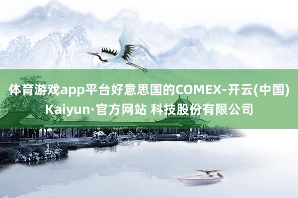 体育游戏app平台好意思国的COMEX-开云(中国)Kaiyun·官方网站 科技股份有限公司