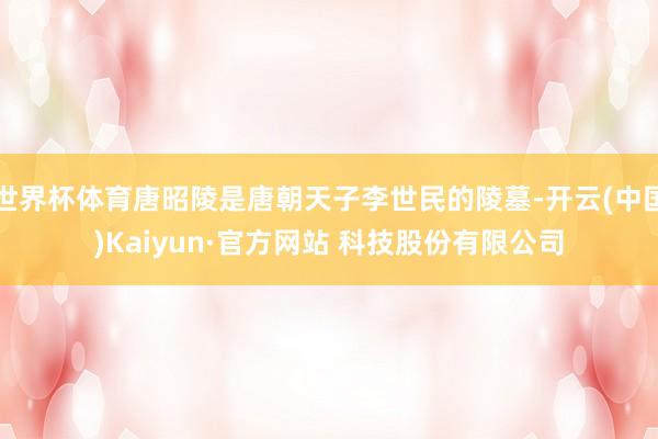 世界杯体育唐昭陵是唐朝天子李世民的陵墓-开云(中国)Kaiyun·官方网站 科技股份有限公司